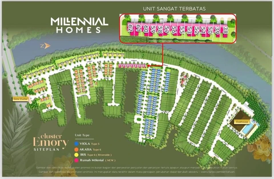 Siteplan Emory — Parkland Podomoro Karawang
