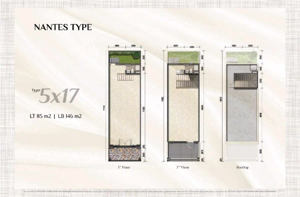 Nantes Type — Denah